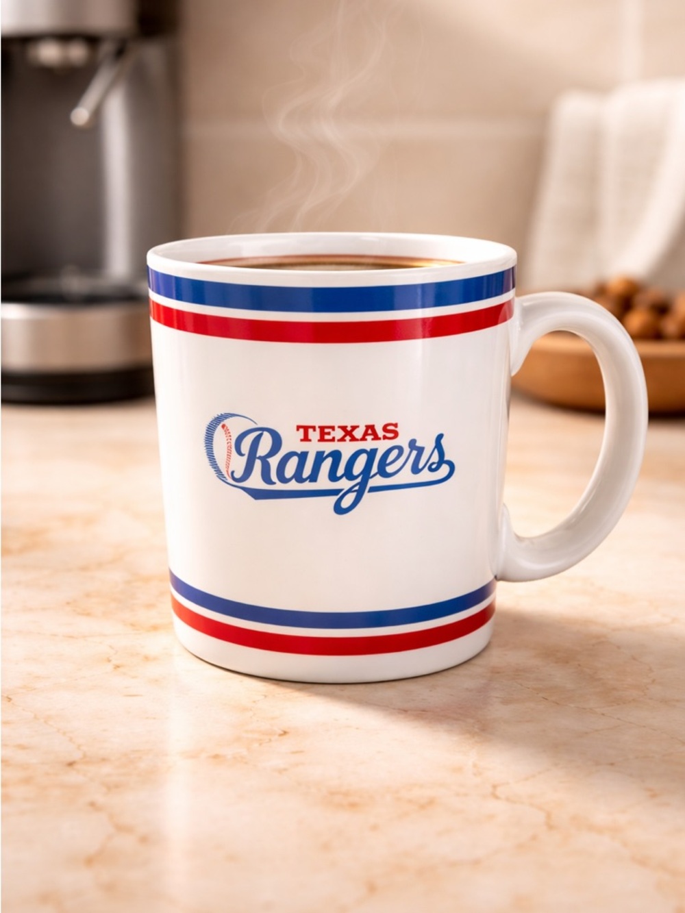 EUC MLB Texas Rangers Baseball Coffee Cup Mug